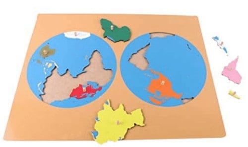 Montessori-Store Puzzle Carte du Monde